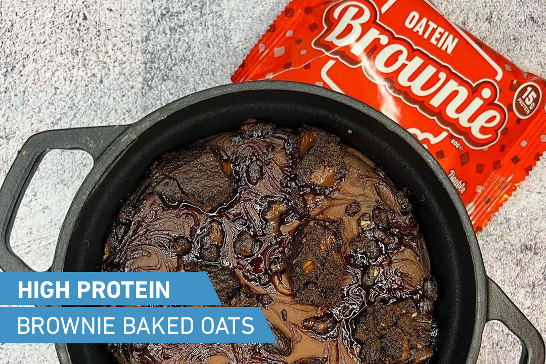 High Protein Brownie Baked Oats