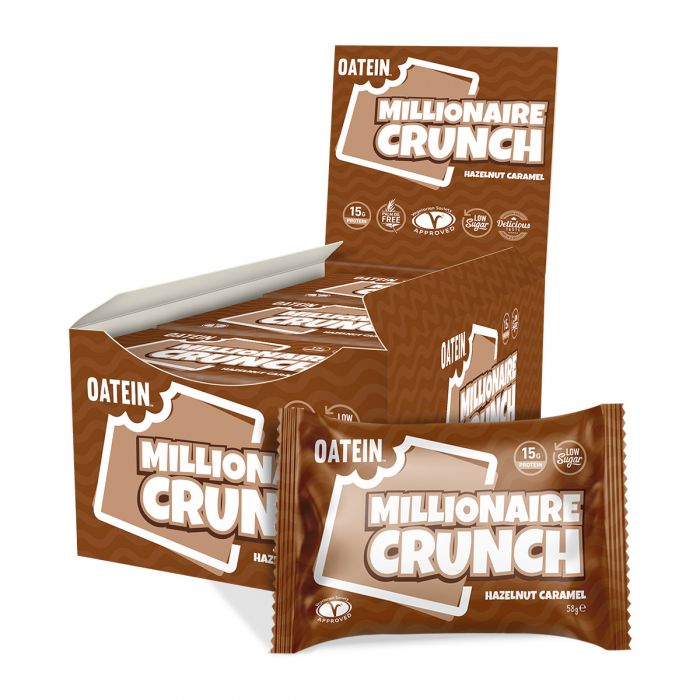 Oatein Millionaire Crunch (12 Pack) - Hazelnut Caramel