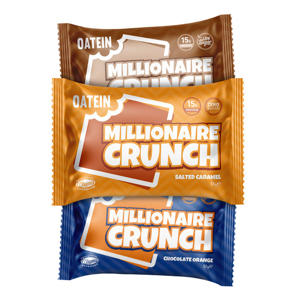 Oatein Millionaire Crunch (12 Pack) - Variety All Flavours